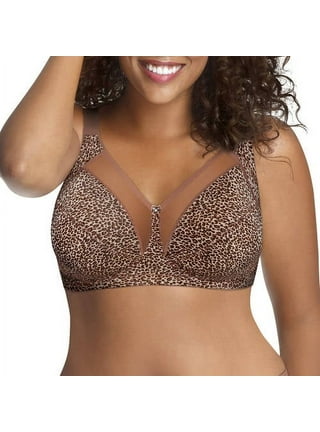 Just My Size Easy-On Front Close Wirefree Bra White 40D Women's - Walmart .com