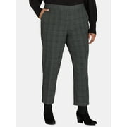 HANES JUST MY SIZE JMS Just My Size by Hanes Women's Plus Tummy Control Dress Pants, Sizes 0X-4X, Regular & Petite