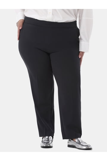 walmart black dress pants womens Dark Blue Slim-Fit Men's Dress Pants – Swaggy main image 0