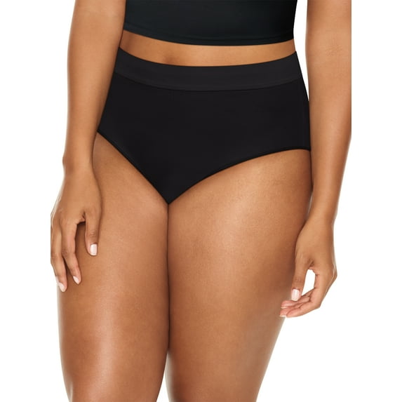 Just My Size Women's Pure Bliss Brief Underwear, 6-Pack