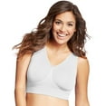 thumbnail image 1 of Just My Size Women's Pure Comfort Plus Size Bra MJ1263, White-2-Pack, 6X Large, 1 of 1