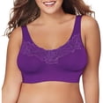 thumbnail image 1 of Just My Size Women's Pure Comfort Wirefree Seamless Lace Bra, Style 1271, 1 of 2