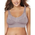 thumbnail image 1 of Just My Size Women's Pure Comfort Wirefree Seamless Lace Bra, Style 1271, 1 of 3