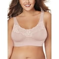 thumbnail image 1 of Just My Size Women's Pure Comfort Wirefree Seamless Lace Bra, Style 1271, 1 of 2