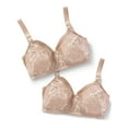 thumbnail image 1 of Just My Size Women's Satin Comfort Wireless Bra 2 Pack, Style MJP196, 1 of 6