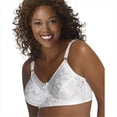 thumbnail image 1 of Just My Size Womens Satin Printed Full Coverage Bra, 1 of 4