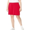 thumbnail image 1 of Just My Size by Hanes Women's Plus-Size Cotton Jersey Pocket Shorts, 1 of 3