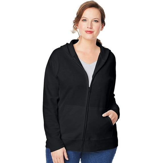 Just My Size by Just My Size ComfortSoft EcoSmart Fleece Full-Zip Hoodie (Women's)