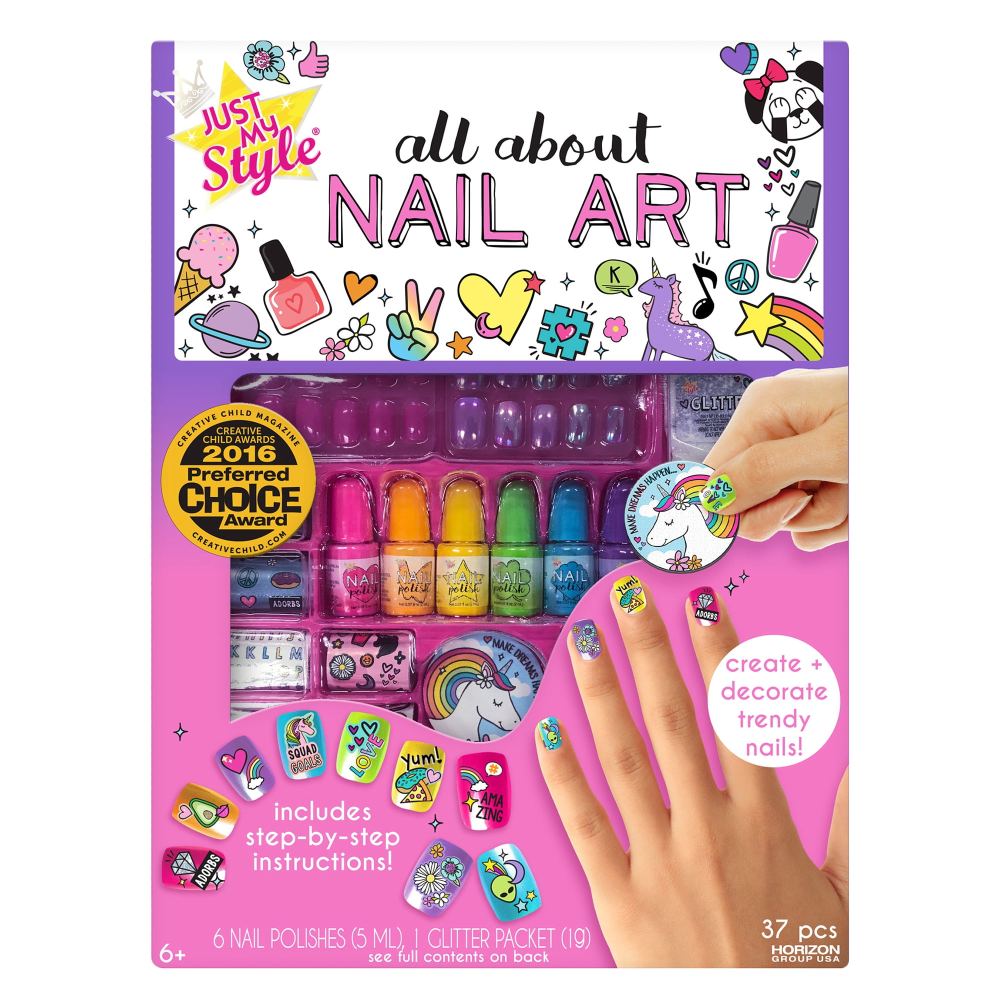 Just My Style All About Nail Art, Boys and Girls, Child, Ages 6+