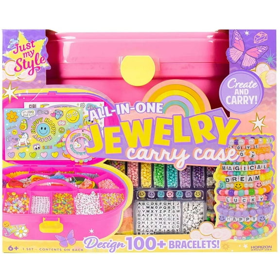 Just My Style All-in-One Jewelry Carry Case Bracelet Craft Kit