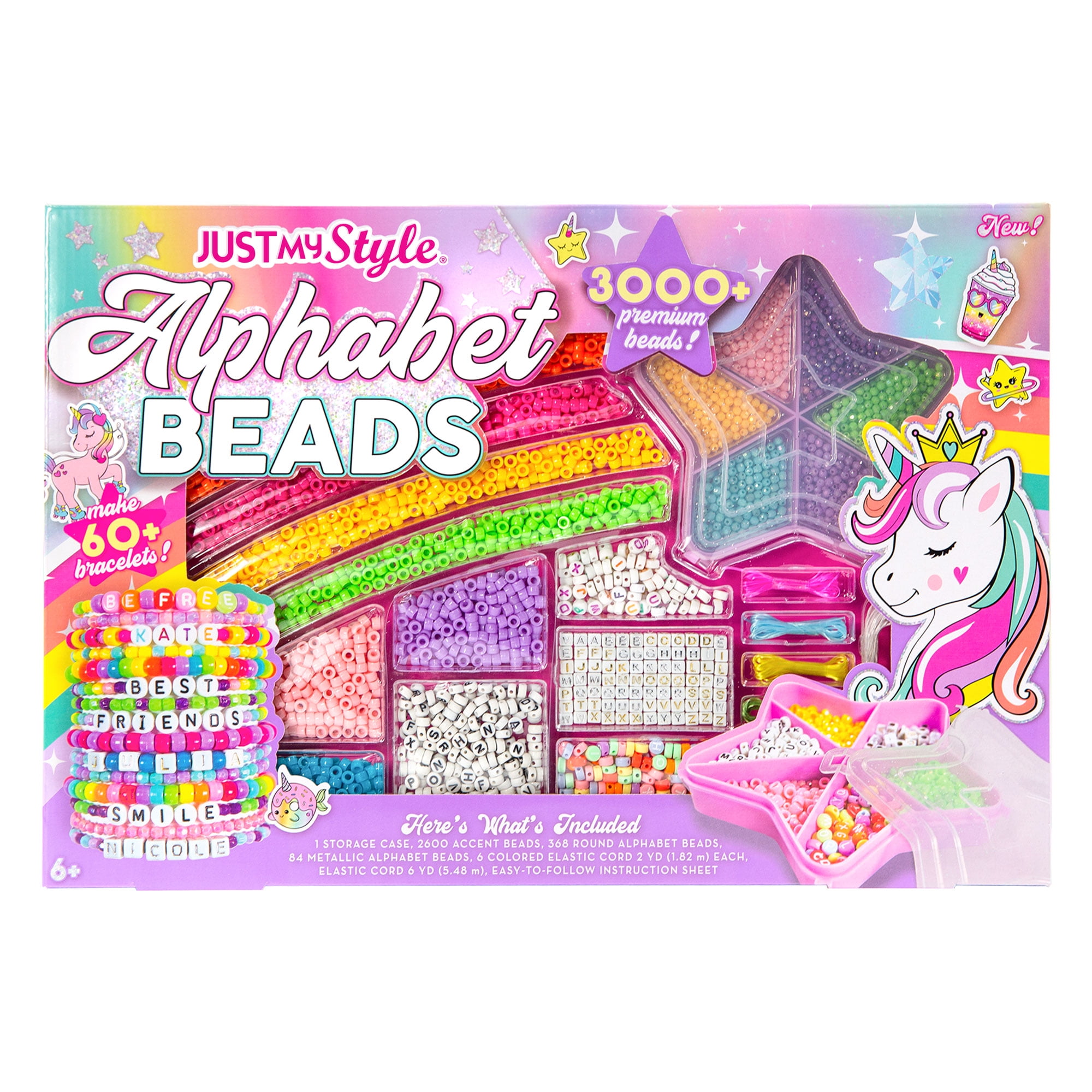 Just My Style Alphabet Beads DIY Jewelry Kit