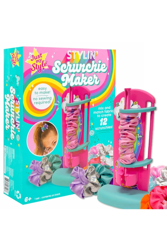 D.I.Y. Scrunchie Maker Craft Kit, Boys and Girls, Child, Ages 6+