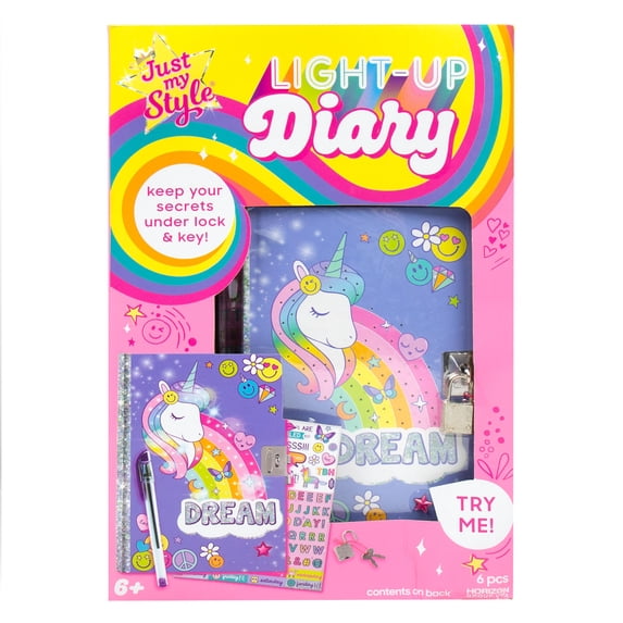 Just My Style Light up Diary, Girls, Child, Ages 6+