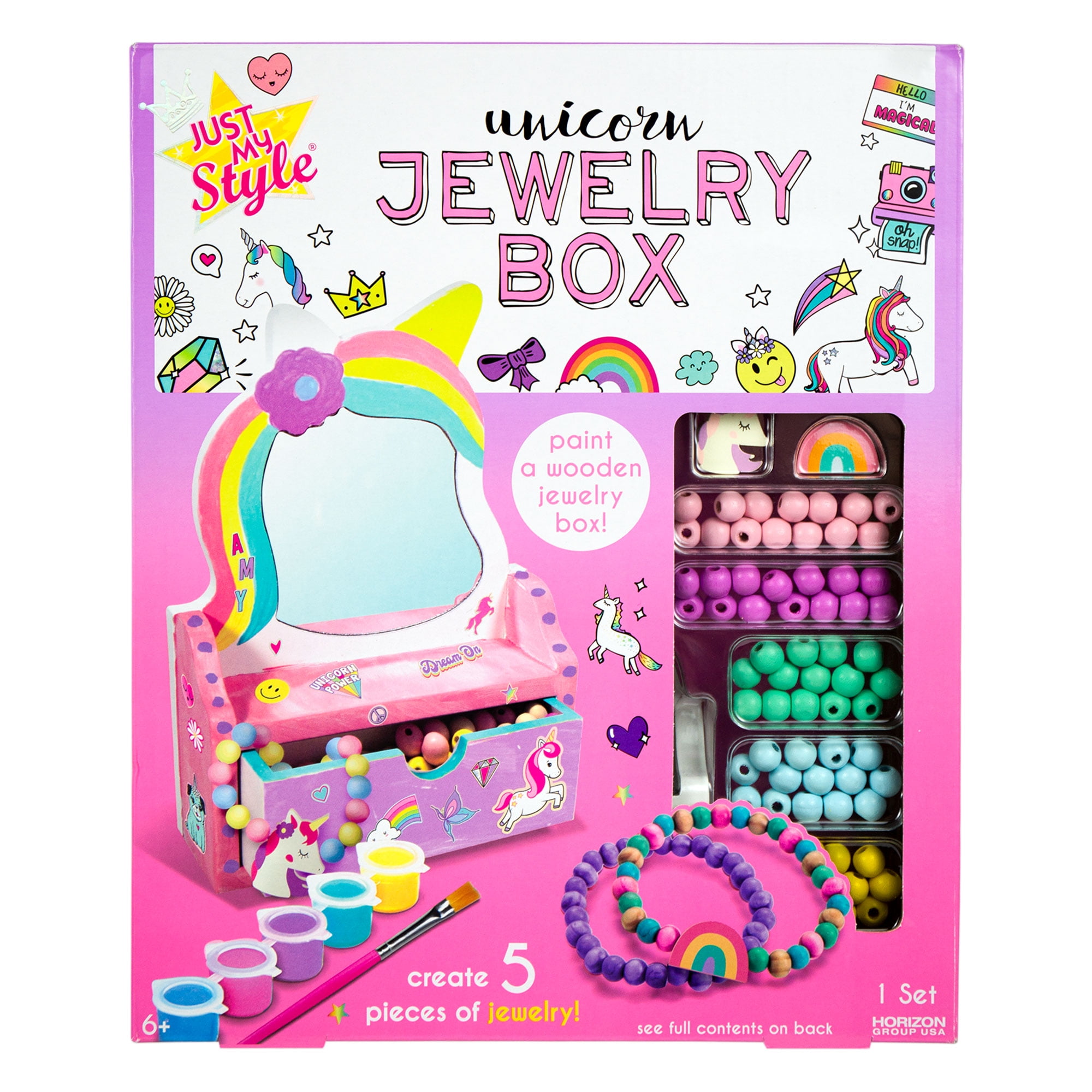 Design Your Cute Jewelry Box for Girls Craft Kit – Cool Arts and