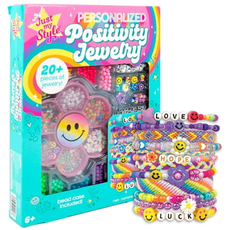 product image of Just My Style Positivity Jewelry, Plastic, Boys and Girls, Child, Ages 6+