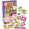 thumbnail image 1 of Just My Style Wooden Stamp, Art & Craft Kit for Boys & Girls, Kids & Teens (28 Pieces), 1 of 10
