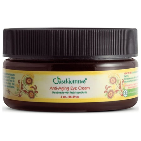 Just Nutritive Anti-Aging Eye Cream for Wrinkles, Puffy Eyes, Fine Lines, All Skin Types, 2oz