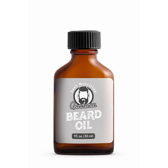 Just Nutritive Beard Oil for Men Moisturize & Soften with Avocado Oil, 100% Natural Oils, 1oz