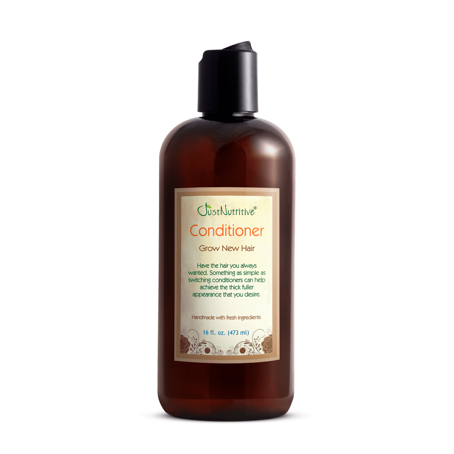 Just Nutritive Conditioner for Fuller Thicker Hair Growth, Thinning &amp; Hair Loss Care, 16oz