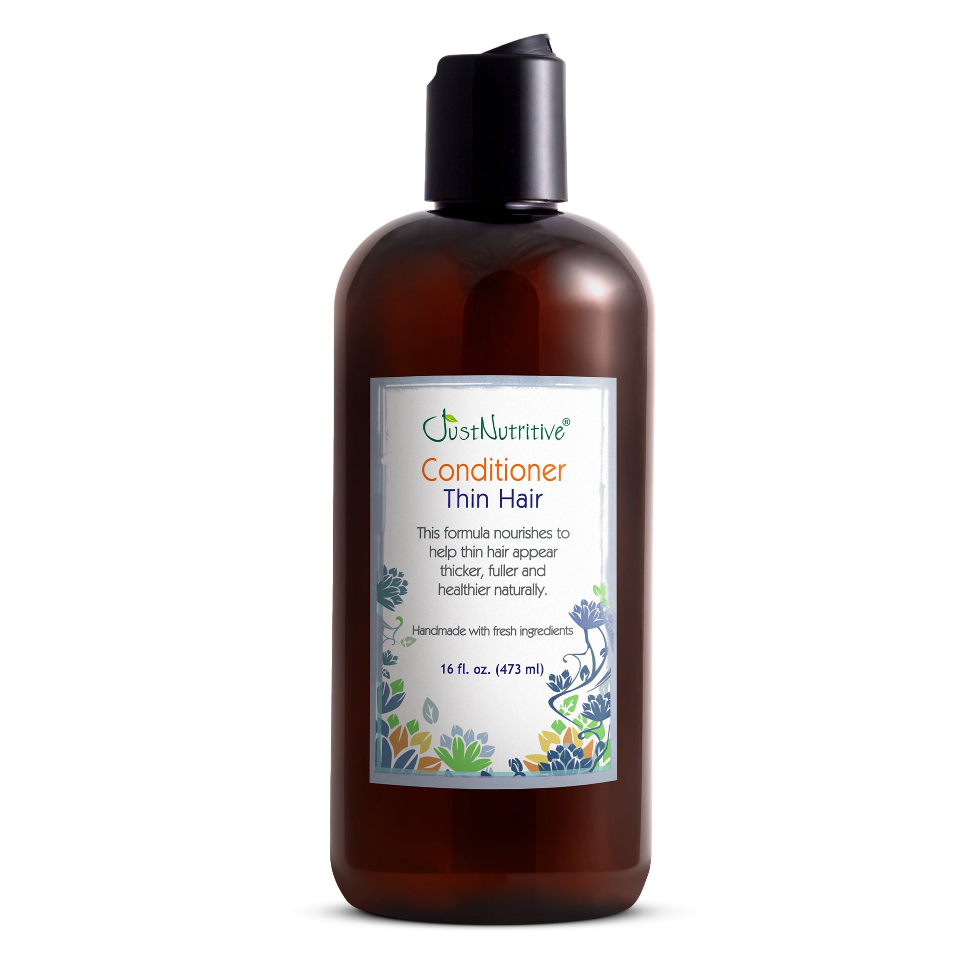 Just Nutritive Conditioner for Thin Hair, Strengthen \u0026 Repair with Argan \u0026 Pumpkin Seed Oil, 16oz