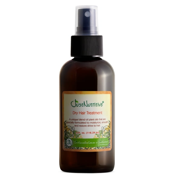 Just Nutritive Dry Hair Treatment, Revive & Nourish, Jojoba & Castor Oil, Sulfate-Free, Unisex, 4oz