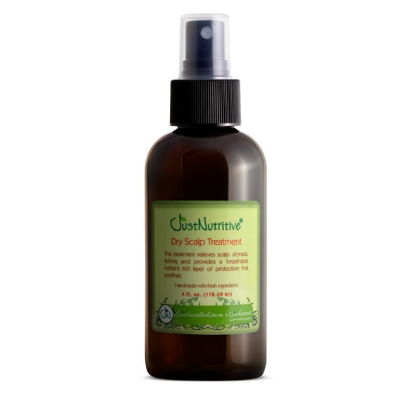 Just Nutritive Dry Scalp Treatment, Moisturize Dry Itchy Scalp, Anti-Dandruff, Sulfate-Free 4oz