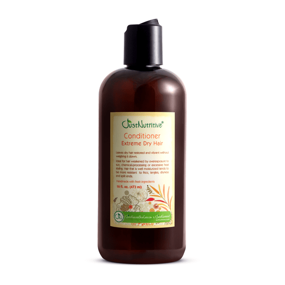 Just Nutritive Extreme Dry Conditioner for Damaged Hair, Moisturize with Argan Oil, 16oz