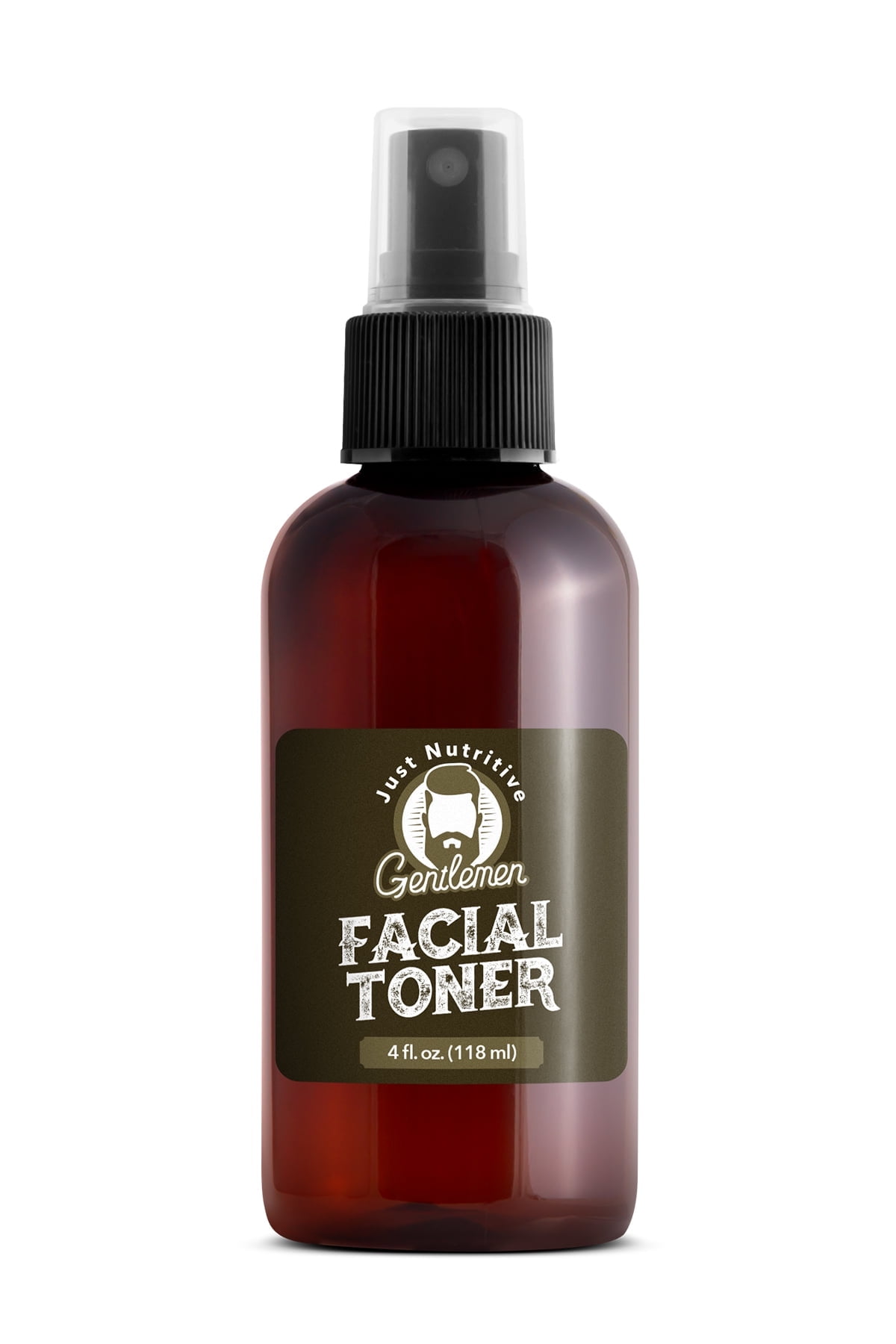 Just Nutritive Face Toner for Men, Witch Hazel & Rose Water, Alcohol-Free for Oily Skin, 4oz