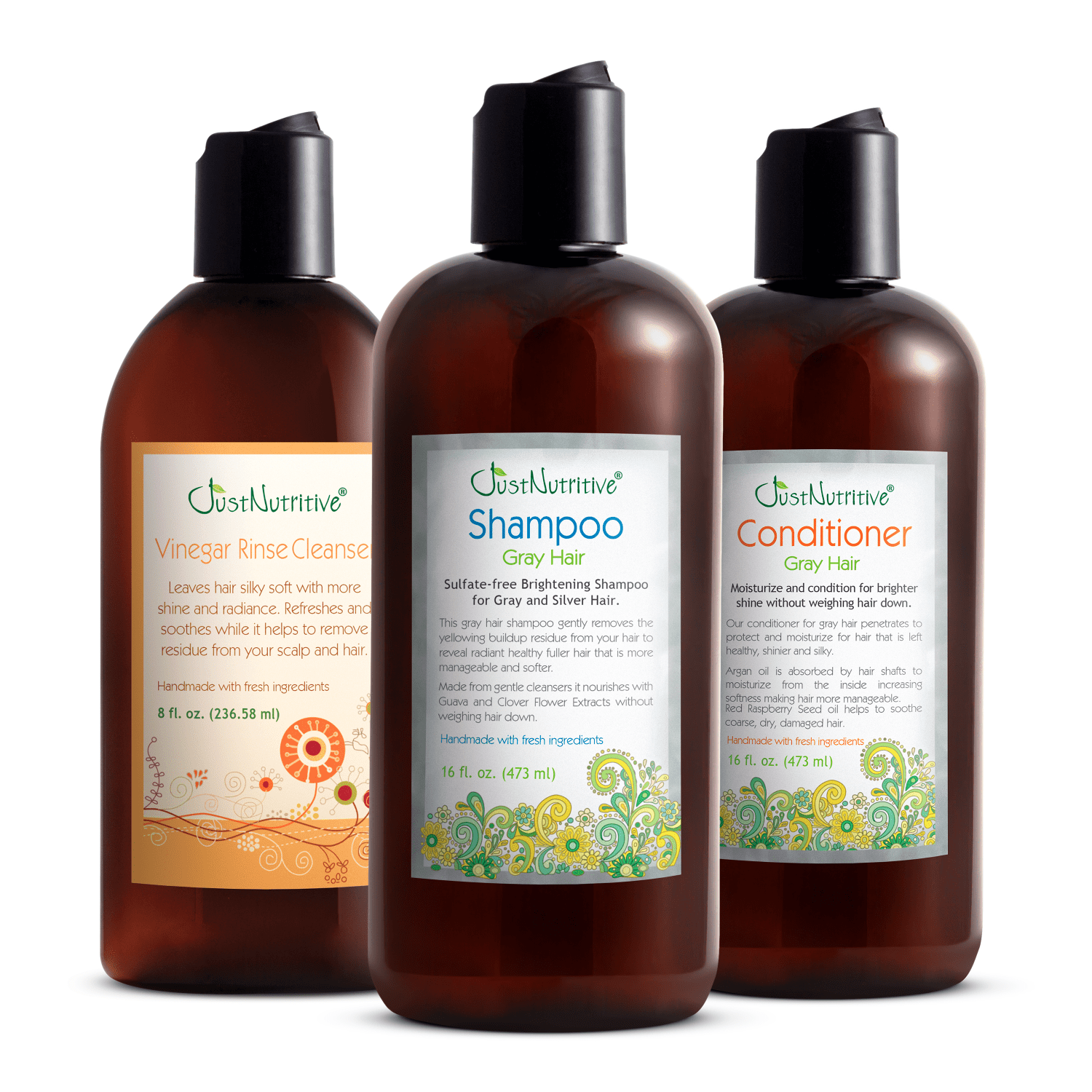 Just Nutritive Ultra-Shiny Hair Shampoo for Healthy and Vibrant Hair
