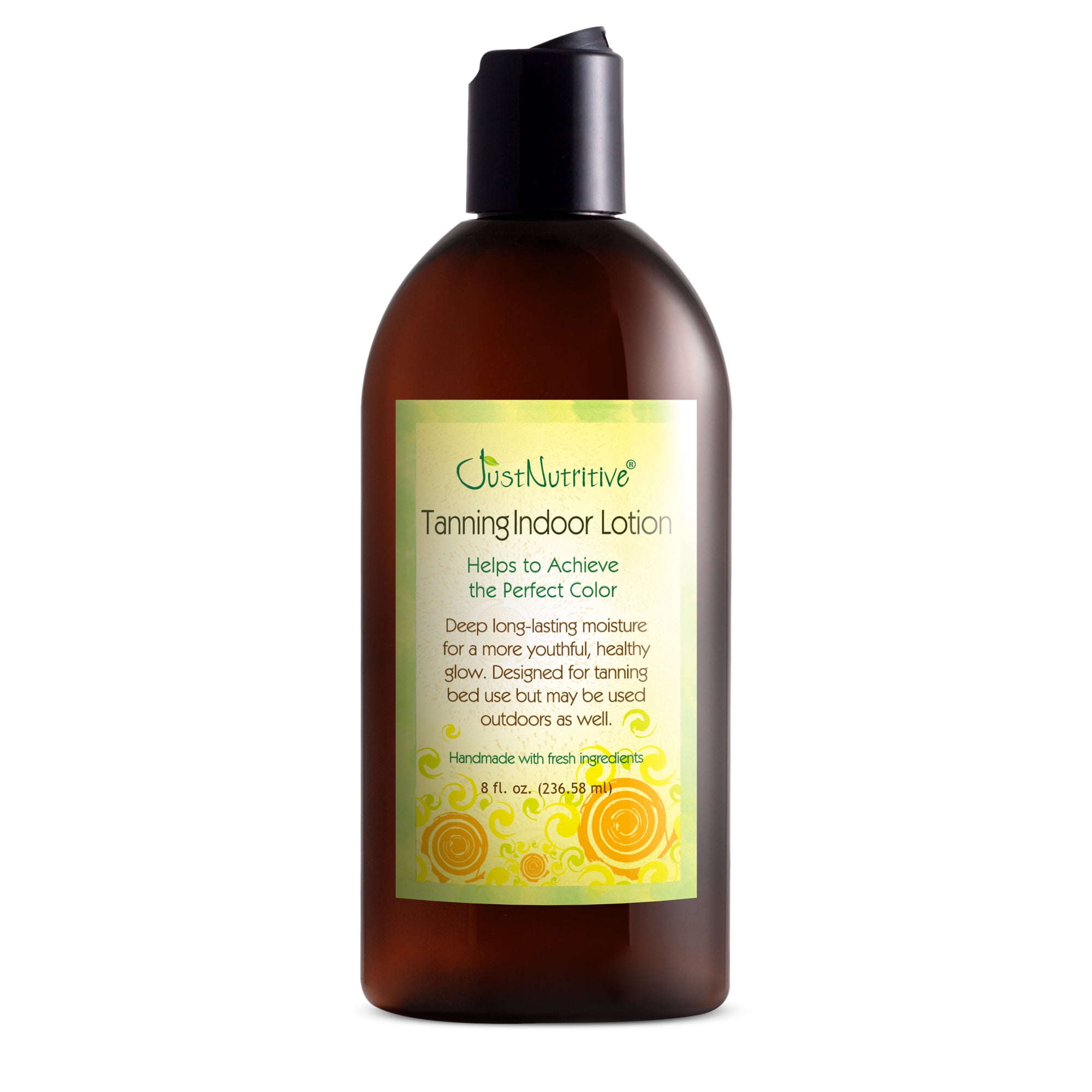 Just Nutritive Indoor Tanning Lotion, Body Tanning Lotion, Natural Sun Tan Lotion, Moisturizer Tanning Lotion for Long-Lasting Tan, 8 Oz