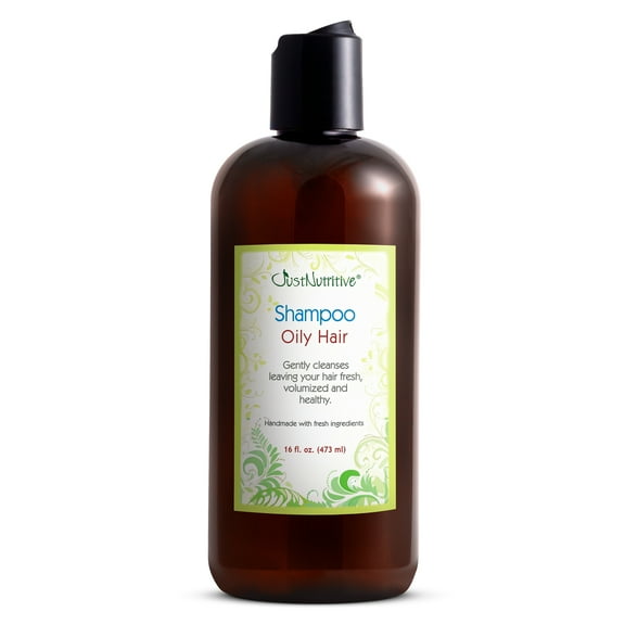 Just Nutritive Hydrating & Clarifying Shampoo for Oily Hair, Tea Tree Cleanser, Sulfate-Free, 16 oz