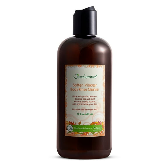 Just Nutritive Psoriasis Body Cleanser, Hydrate, Moisturizes & Nourishes Skin, No Sulfates,16oz