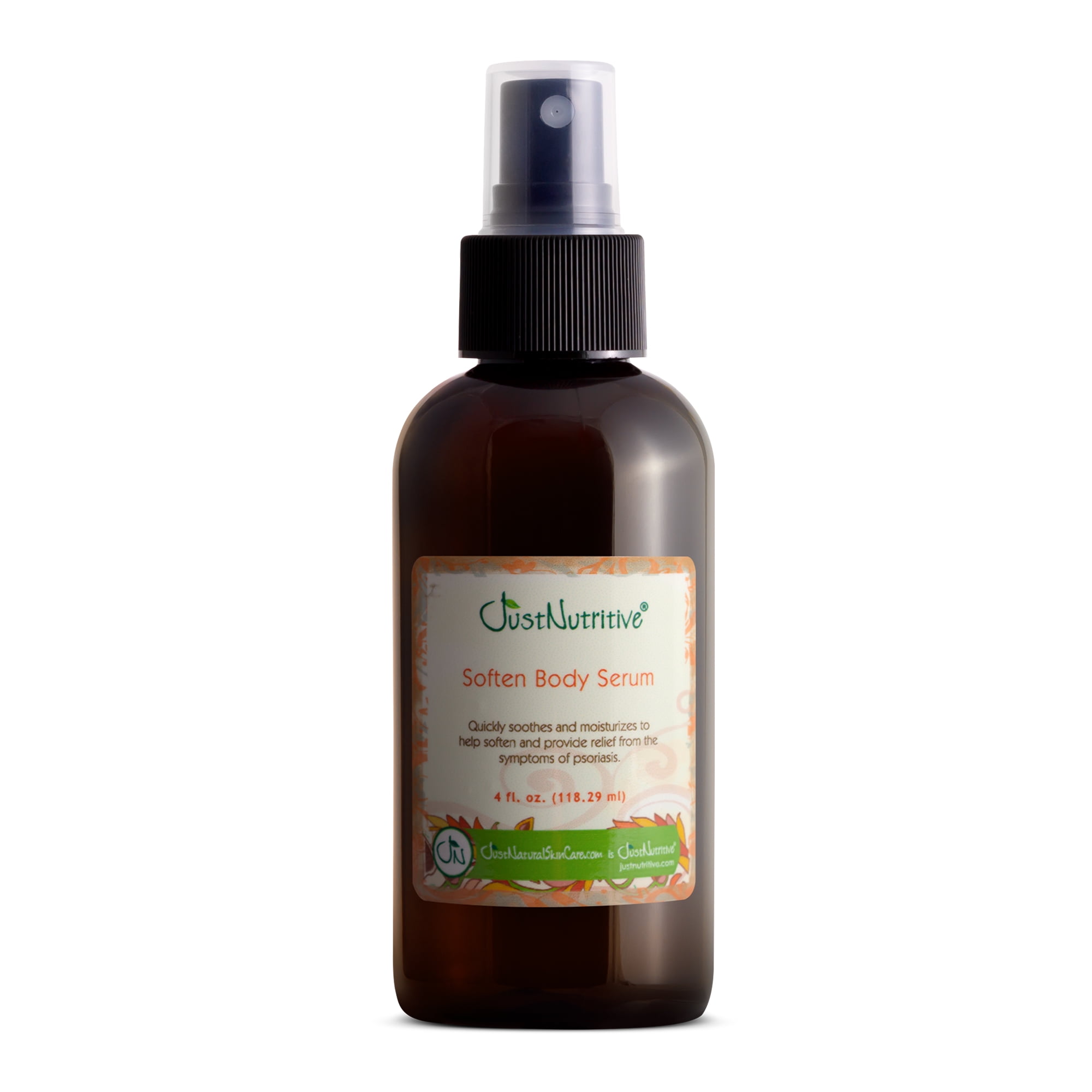 Just Nutritive Psoriasis Relief Body Serum, Nourishes & Moisturizes for Dry Skin and Eczema, 4oz