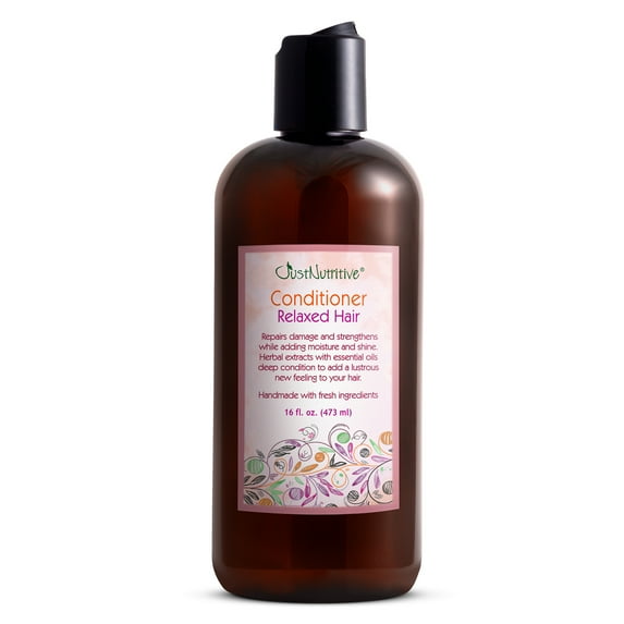 Just Nutritive Relaxed Conditioner, Revive Dry Damaged Hair for Daily Use, No Sulfates 16oz