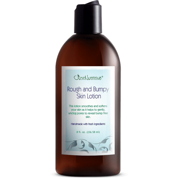 Just Nutritive Rough And Bumpy Skin Lotion, Best Lotion for Dry Skin, Body Lotion, Smoothing Lotion for Dry Rough Patches and Tiny Bumps,  Lotion for Keratosis Pilaris, 8oz