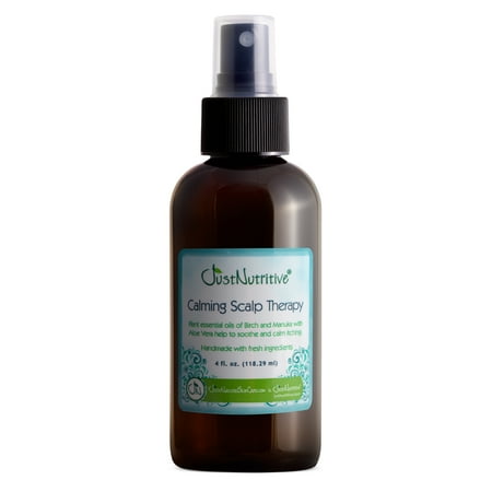 Just Nutritive Scalp Relief, Soothing, Cooling, Nourishing for Itchy, Dry Skin, Essential Oils, 4oz