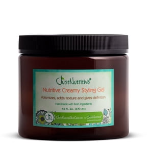 Just Nutritive Styling Cream Hair Gel, Soft Moisturized Hold and Control for Daily Use, Unisex, 16oz