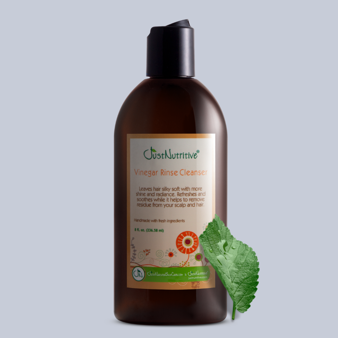 Just Nutritive Vinegar Rinse Cleanser, Scalp Build up for All Hair