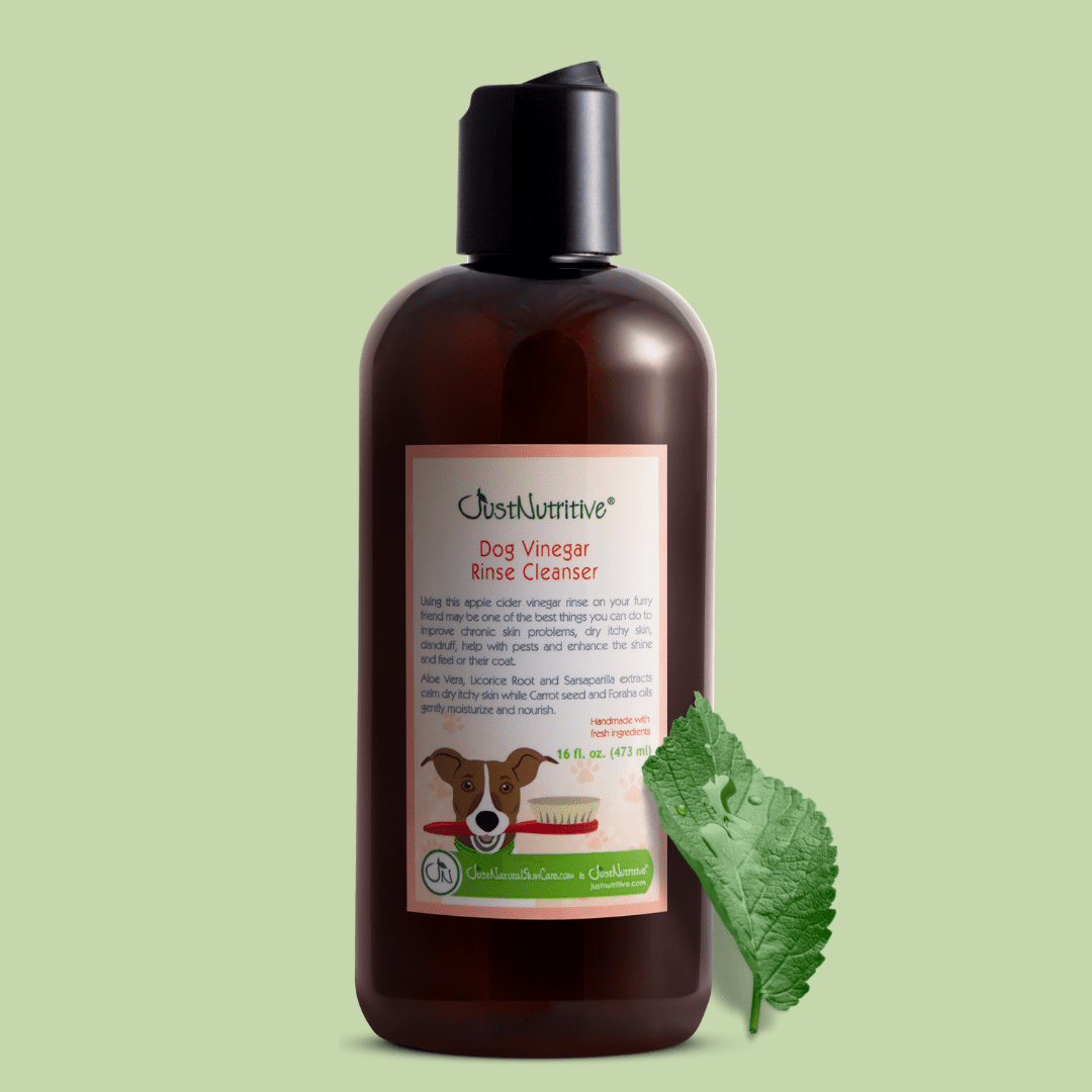 Just Nutritive Vinegar Rinse Cleanser for Dogs, Hot Spot & Itchy Relief