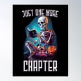 thumbnail image 1 of Just One More Chapter Poster Wall Art, Modern Wall Decor For Living Room Bedroom, 8x12 UNFRAMED, 1 of 3