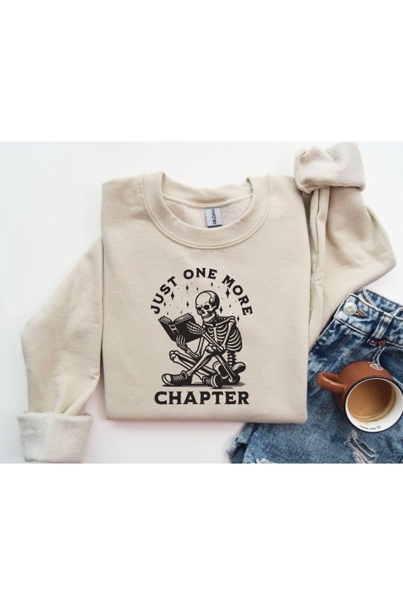 Just One More Chapter Shirt, Reading Shirt, Book Lover, Librarian Shirt, Book Nerd Shirt, Bookish Tshirt, Reading Tee All Size S-5Xl