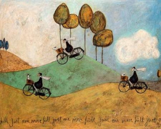 Just One More Hill Canvas Art - Sam Toft (24 x 30)