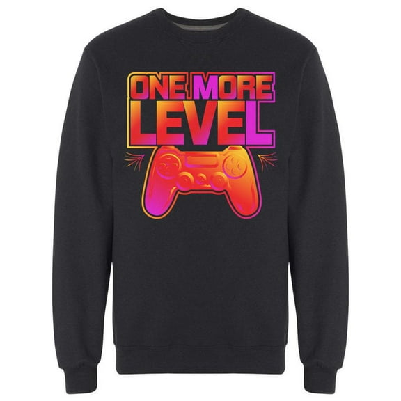 Just One More Level Sweatshirt Men -Image by Shutterstock, Male Large
