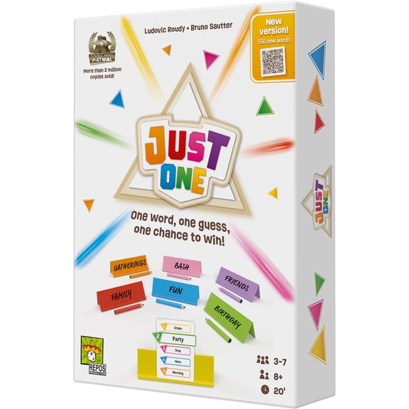 Just One Refresh Family Party Game for Ages 8+, from Amosee