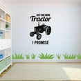 thumbnail image 1 of Just One More Tractor I Promise - Tractor Quote Drawing Silhouette Vinyl Wall Sticker Art Decal Girls Boys Kids Room Design Bedroom Nursery Kindergarten Wall Sticker Vinyl Decoration Size (30x22 inch), 1 of 3