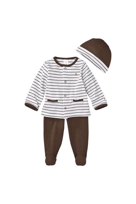 Just One You Made By Carter's Infant Boys 3pc Pants Set Brown 3Moss