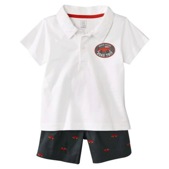 Just One You Made By Carters Infant Boys Short Set Beach Bound Road Trip 3Mos