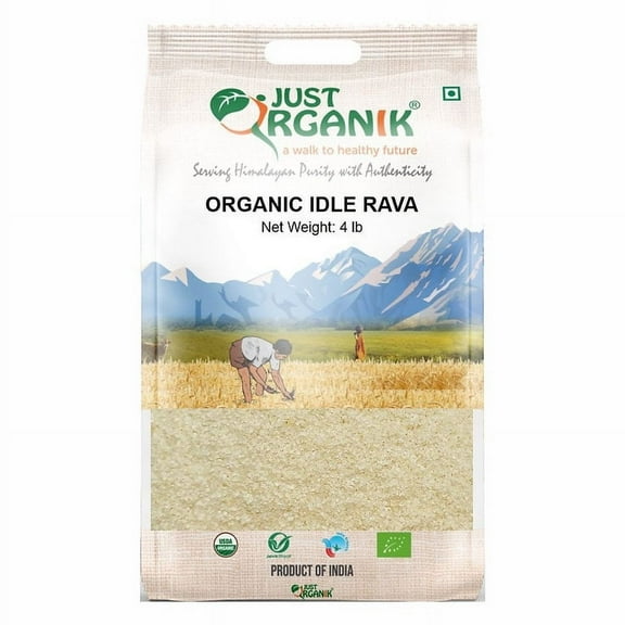 Just Organik Organic Idli Rava 4 lb