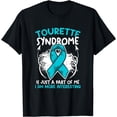thumbnail image 1 of Just Part Of Me Teal Ribbon Tourette Syndrome Awareness T-Shirt, 1 of 4