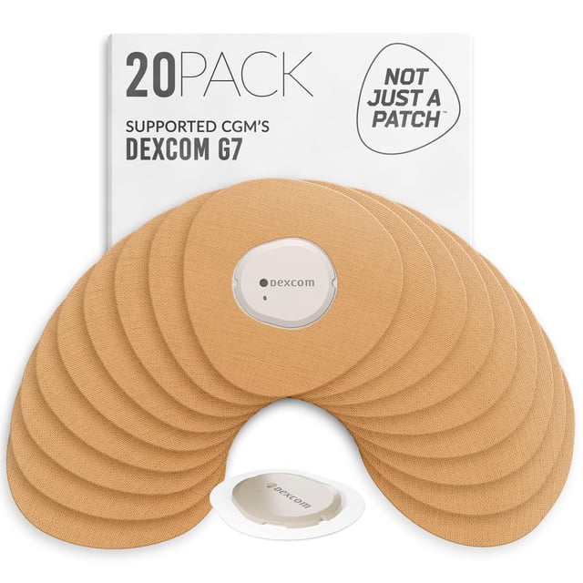Not Just A Patch Dexcom G7 Adhesive Patches (20 Pack) - 15 day Adhesion ...